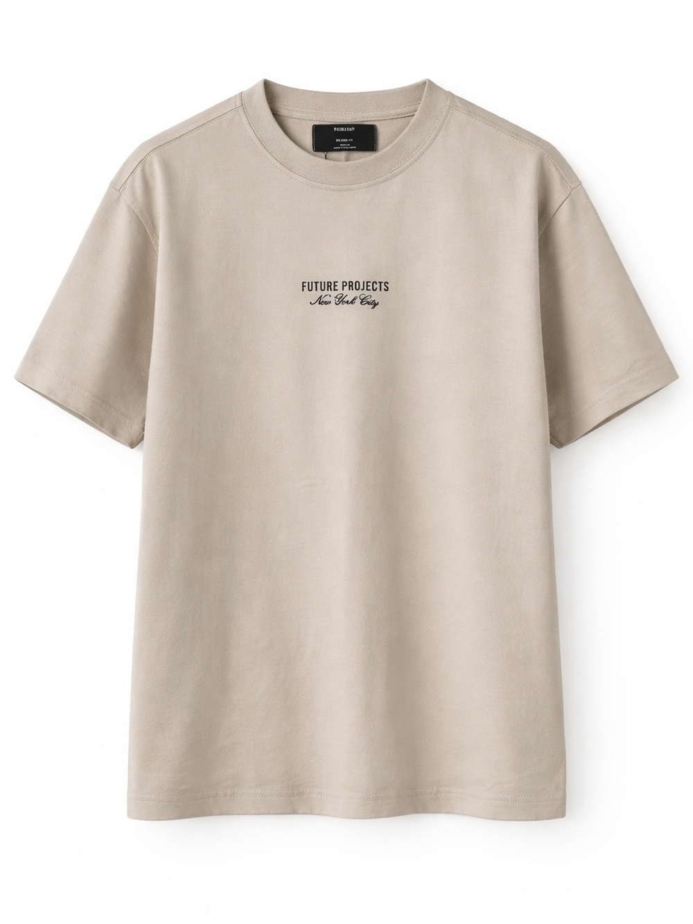 Primark Men's Khaki Logo T-Shirt Size M
